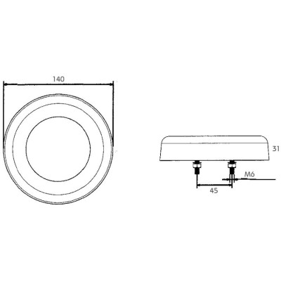 FEU MULTIFONCTIONS ARRIÈRE LED PRO-RING