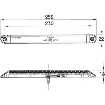 FEU DE POSITION ARRIÈRE À LED PRO-CAN XL