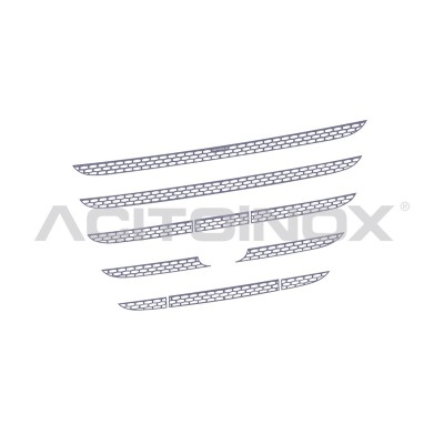 GRILLE INOX POUR CALANDRE DAF XF 106