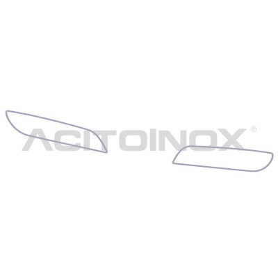 CONTOUR INOX FEUX ANTI-BROUILLARD DAF XF 106