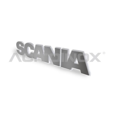 LOGO SCANIA INOX RÉTO-ÉCLAIRÉ SCANIA N-G SÉRIE S/R