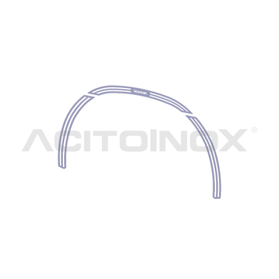 CONTOUR DE ROUE INOX SCANIA R / NEW R / STREAMLINE