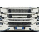 SUPPORT INOX PLAQUE IMMATRICULATION SCANIA N-G SERIE S/R