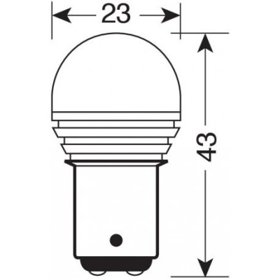 AMPOULES LED 10-30V P21/5W - 80/400 Lumens