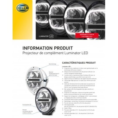 HELLA LUMINATOR LED METAL