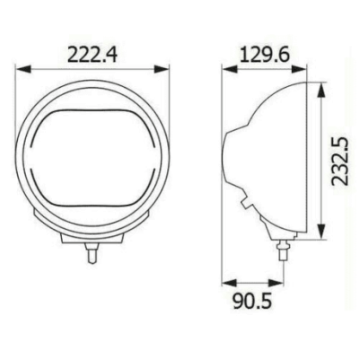 HELLA LUMINATOR LED METAL