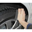 Eponge pour application de lustrant à pneus