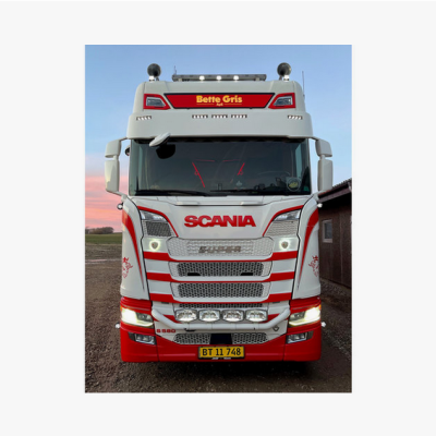 Visière pour SCANIA NEXT GENERATION avec vieilles lampes