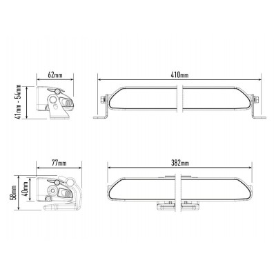 Rampe de led LAZER linear 12