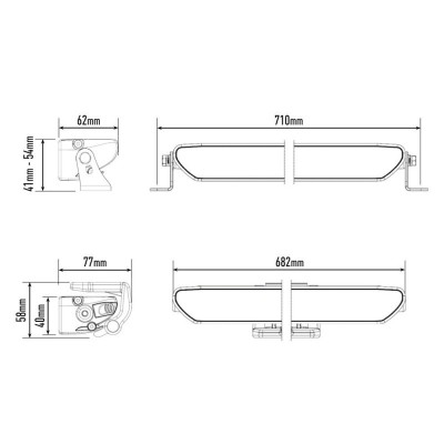 Rampe de led LAZER linear 24