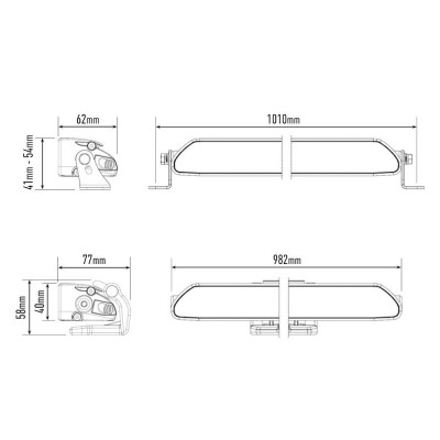 Rampe de led LAZER linear 36