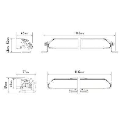 Rampe de led LAZER linear 42