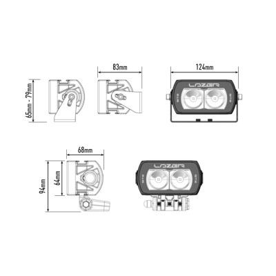 Rampe de led LAZER ST-2 EVOLUTION