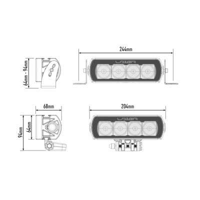 Rampe de led LAZER 