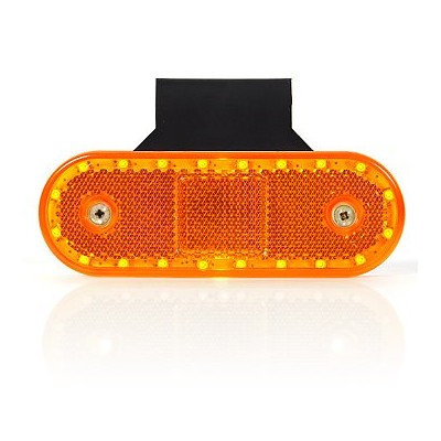 Feu de position latéral à LED orange avec support d'angle STRANDS