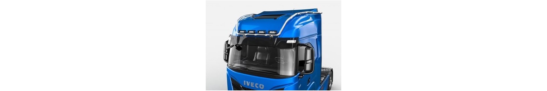 22H22 - Vente d'accessoires tuning pour poids-lourds : Rampe de toit pour votre camion IVECO S-WAY