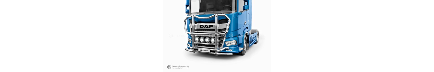PARE BUFFLE pour votre camion DAF XG  22h22: Vente accessoires tuning poids lourd