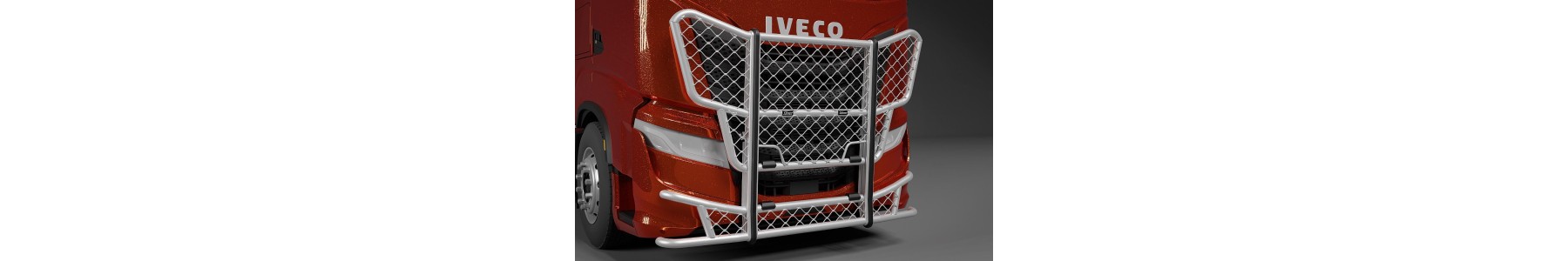 22H22 - Vente d'accessoires tuning pour poids-lourds : Pare-buffles pour votre camion IVECO S-WAY